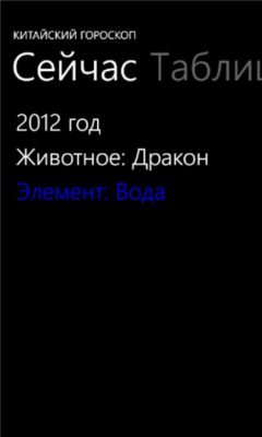 Скриншот приложения Китайский гороскоп - №1