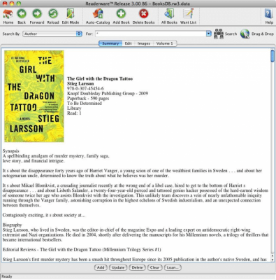 Скриншот приложения Readerware Books - №2