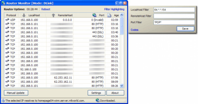 Скриншот приложения Router Monitor - №1