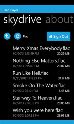 Скриншот приложения Flac Player - №4