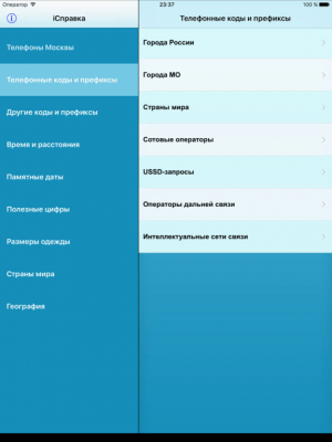 Скриншот приложения iСправка - №2