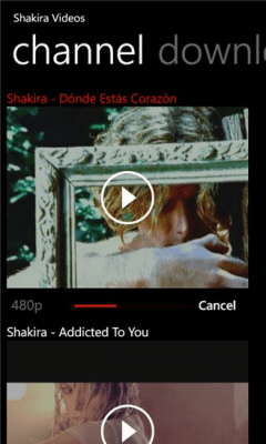 Скриншот приложения Shakira Videos - №2