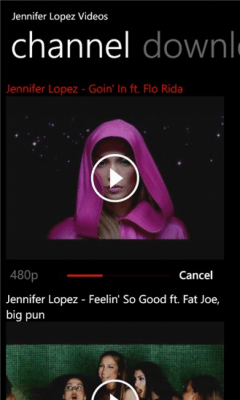 Скриншот приложения Jennifer Lopez Videos - №2
