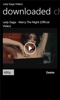 Скриншот приложения Lady Gaga Videos - №3