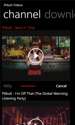 Скриншот приложения Pitbull Videos - №2