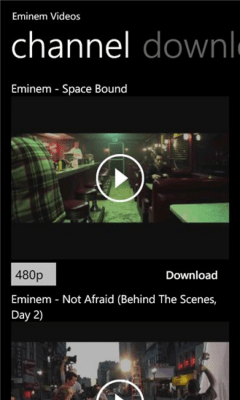 Скриншот приложения Eminem Videos - №1