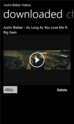 Скриншот приложения Justin Bieber Videos - №3