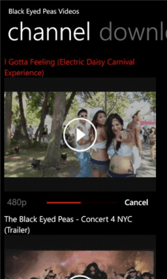 Скриншот приложения Black Eyed Peas Videos - №2