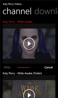 Скриншот приложения Katy Perry Videos - №2