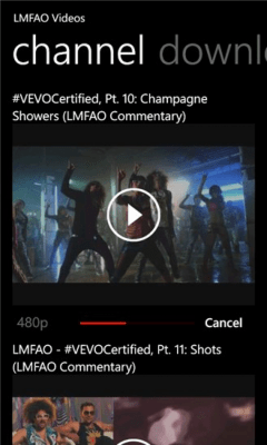 Скриншот приложения LMFAO Videos - №2