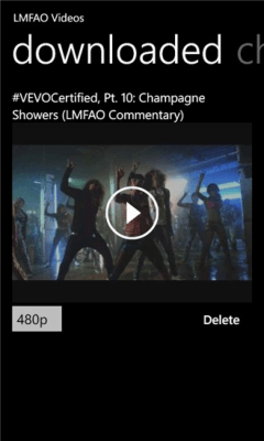 Скриншот приложения LMFAO Videos - №3