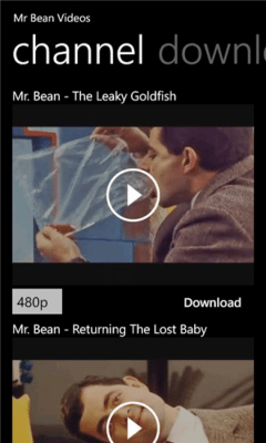 Скриншот приложения Mr Bean Videos - №1