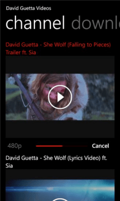 Скриншот приложения David Guetta Videos - №2