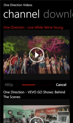 Скриншот приложения One Direction Videos - №2