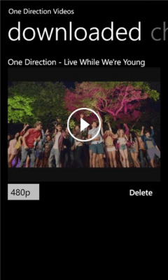 Скриншот приложения One Direction Videos - №3