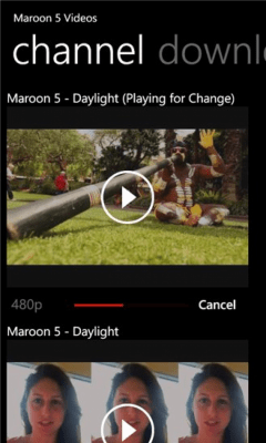 Скриншот приложения Maroon 5 Videos - №2