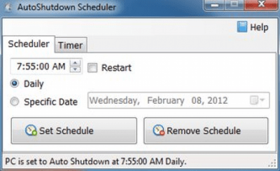 Скриншот приложения Auto Shutdown Scheduler - №1