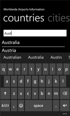 Скриншот приложения Worldwide Airport Information - №3