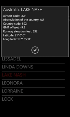 Скриншот приложения Worldwide Airport Information - №5