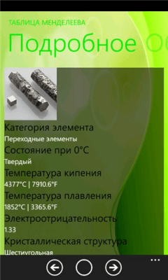 Скриншот приложения Таблица Менделеева - №6