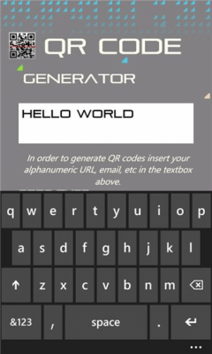 Скриншот приложения QRCode Generator - №3