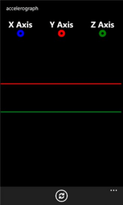 Скриншот приложения Accelerograph - №1