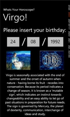 Скриншот приложения Whats your horoscope - №2