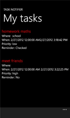 Скриншот приложения Task Notifier - №1