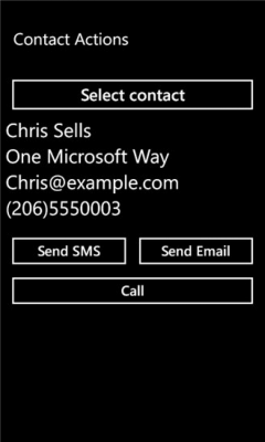 Скриншот приложения Contact Actions - №3