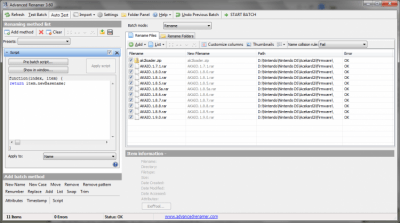 Скриншот приложения Advanced Renamer - №3