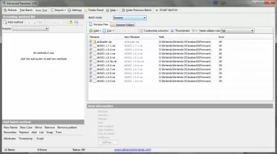 Скриншот приложения Advanced Renamer Portable - №1