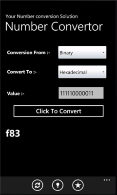 Скриншот приложения Number Convertor - №3