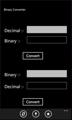 Скриншот приложения Binary Convertor - №2