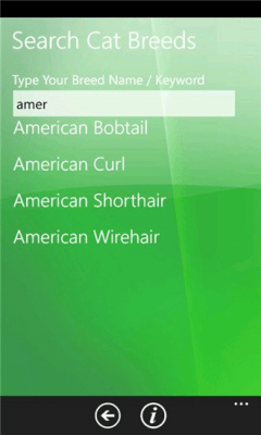 Скриншот приложения Cat Breed Selector Free - №6