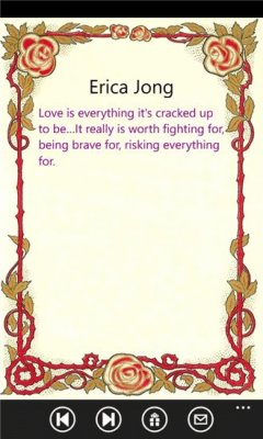 Скриншот приложения Romantic Quotes - №4