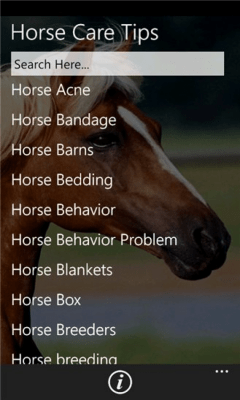 Скриншот приложения Horse Care Tips - №1