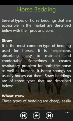 Скриншот приложения Horse Care Tips - №2
