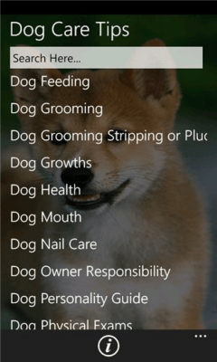 Скриншот приложения Dog Care Tips - №3