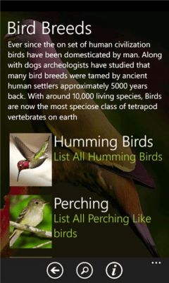 Скриншот приложения Bird Breeds - №2