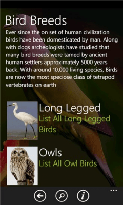 Скриншот приложения Bird Breeds - №7