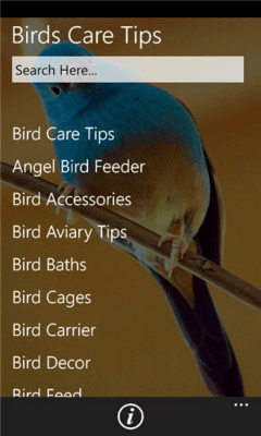 Скриншот приложения Birds Care Tips - №1