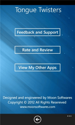 Скриншот приложения Tongue Twisters - №3