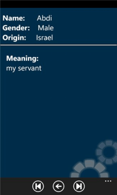 Скриншот приложения African and Middle Eastern Names - №5