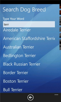 Скриншот приложения Dog Breed Selector Free - №5
