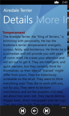 Скриншот приложения Dog Breed Selector Free - №6