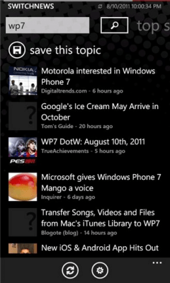 Скриншот приложения SwitchNews - №4