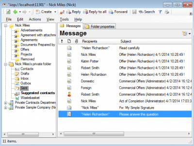 Скриншот приложения Платформа электронного документооборота FossLook - №16