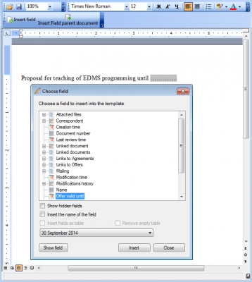 Скриншот приложения Платформа электронного документооборота FossLook - №23