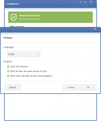 Скриншот приложения CamBlocker - №3
