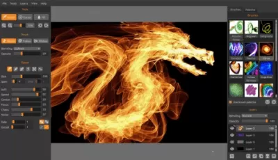 Скриншот приложения Flame Painter 3 Pro - №1